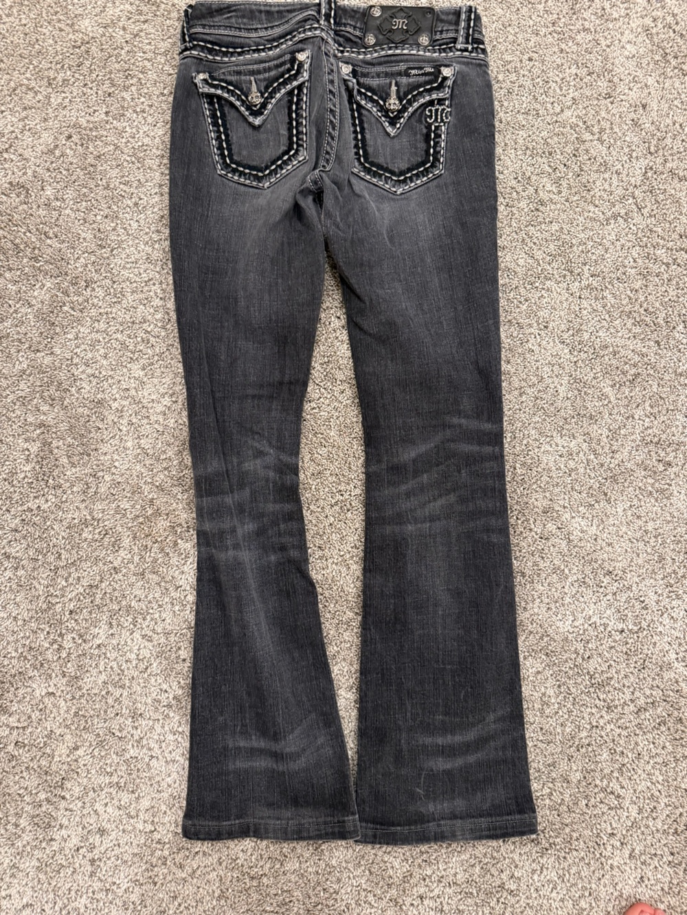 Miss Me Women's Dark Gray Bootcut Jeans